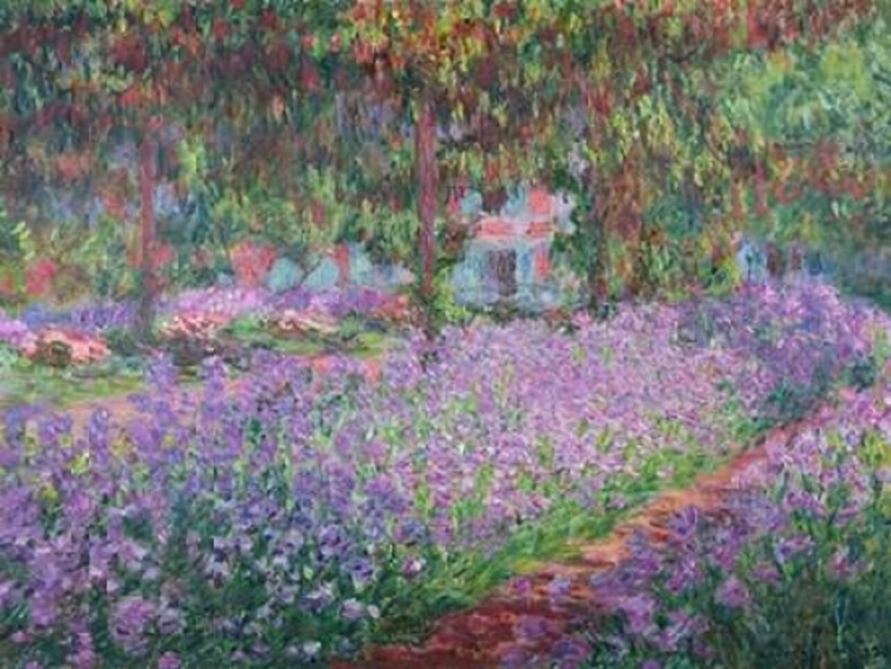 The Artists Garden at Giverny Poster Print by Claude Monet - Item # VARPDX3CM026